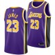 Los Angeles Lakers Lebron James Nike NBA hommes déclaration maillot échangiste