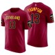 Cleveland Cavaliers pour hommes # 13 T-chemise en jersey avec nom et numéro d'icône Tristan Thompson Wine