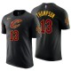 Cleveland Cavaliers pour hommes ^ 13 T-shirt en jersey noir avec nom et numéro Tristan Thompson