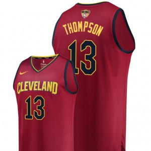 Cleveland Cavaliers ^ 13 Marron Tristan Thompson Jersey Finales NBA Bound Fast Break Icon - Édition