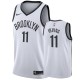 Hommes Kyrie Irving &11 Brooklyn Nets Blanc NBA Swingman Maillot