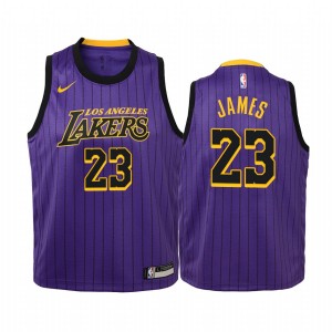 Maillot Lebron James & 23 City Enfants de Los Angeles Lakers