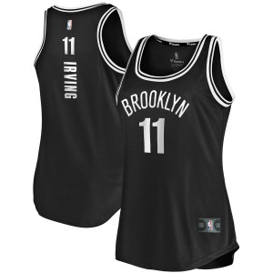 Fanatics de la marque Kyrie Irving Brooklyn Nets Maillot de débardeur noir Fast Break pour femmes - Icon Edition