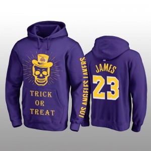 Sweat-shirt Ã  capuche violet Lesquois LeBron James pourpre