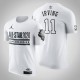 Brooklyn Nets Kyrie Irving 2020 NBA All-Star Jeu Official Logo Blanc T-Chemise