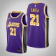 Los Angeles Lakers J.R. Smith Purple Déclaration Maillot