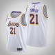 Maillot de l’Association Blanche des Lakers de Los Angeles J.R. Smith