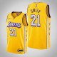 Maillot de Los Angeles Lakers J.R. Smith Or City