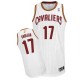 Maillot blanc de NBA Anderson Varejao authentiques hommes - Adidas Cleveland Cavaliers & 17 Accueil