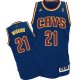 Maillot bleu marine de NBA Andrew Wiggins authentiques hommes - Adidas Cleveland Cavaliers # 21 CavFanatic