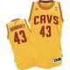Maillot or de Brad Daugherty NBA authentiques hommes - Adidas Cleveland Cavaliers # remplaçant 43