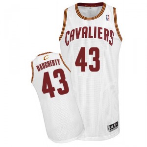 Maillot blanc de Brad Daugherty NBA authentiques hommes - Adidas Cleveland Cavaliers & maison 43