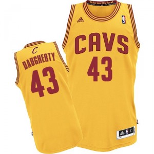 Maillot or Brad Daugherty NBA Swingman masculine - Adidas Cleveland Cavaliers & remplaçant 43