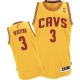 Maillot or de NBA Dion serveurs authentiques hommes - Adidas Cleveland Cavaliers # suppléant 3