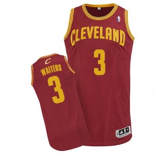 Maillot rouge vin de NBA Dion serveurs authentiques hommes - Adidas Cleveland Cavaliers & Road 3