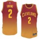 Maillot rouge de NBA Kyrie Irving authentiques hommes - Adidas Cleveland Cavaliers & 2 résonnent Fashion
