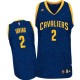 Maillot bleu de NBA Kyrie Irving authentiques hommes - Adidas Cleveland Cavaliers & 2 Crazy Light