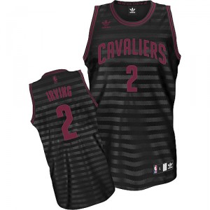 Noir/gris Jersey NBA Kyrie Irving Swingman homme - Adidas Cleveland Cavaliers & Groove 2