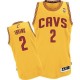 Jersey or de NBA Kyrie Irving authentiques hommes - Adidas Cleveland Cavaliers & remplaçant 2