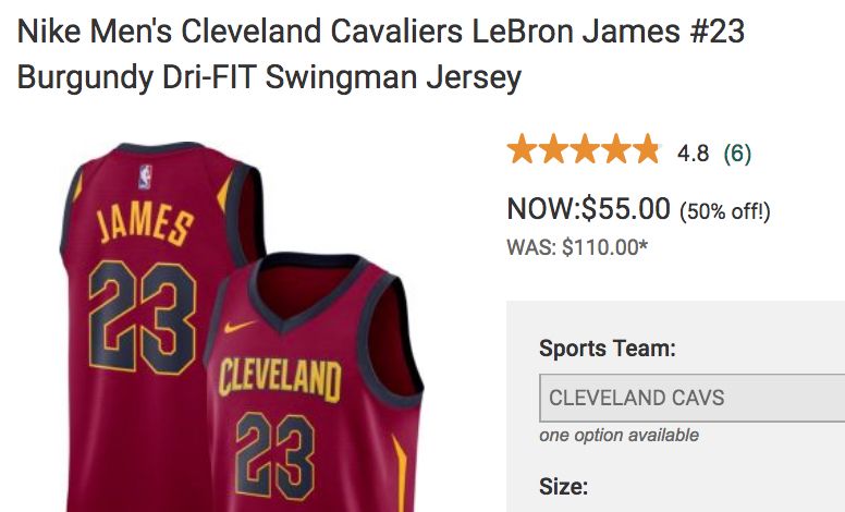 Maillot lebron james